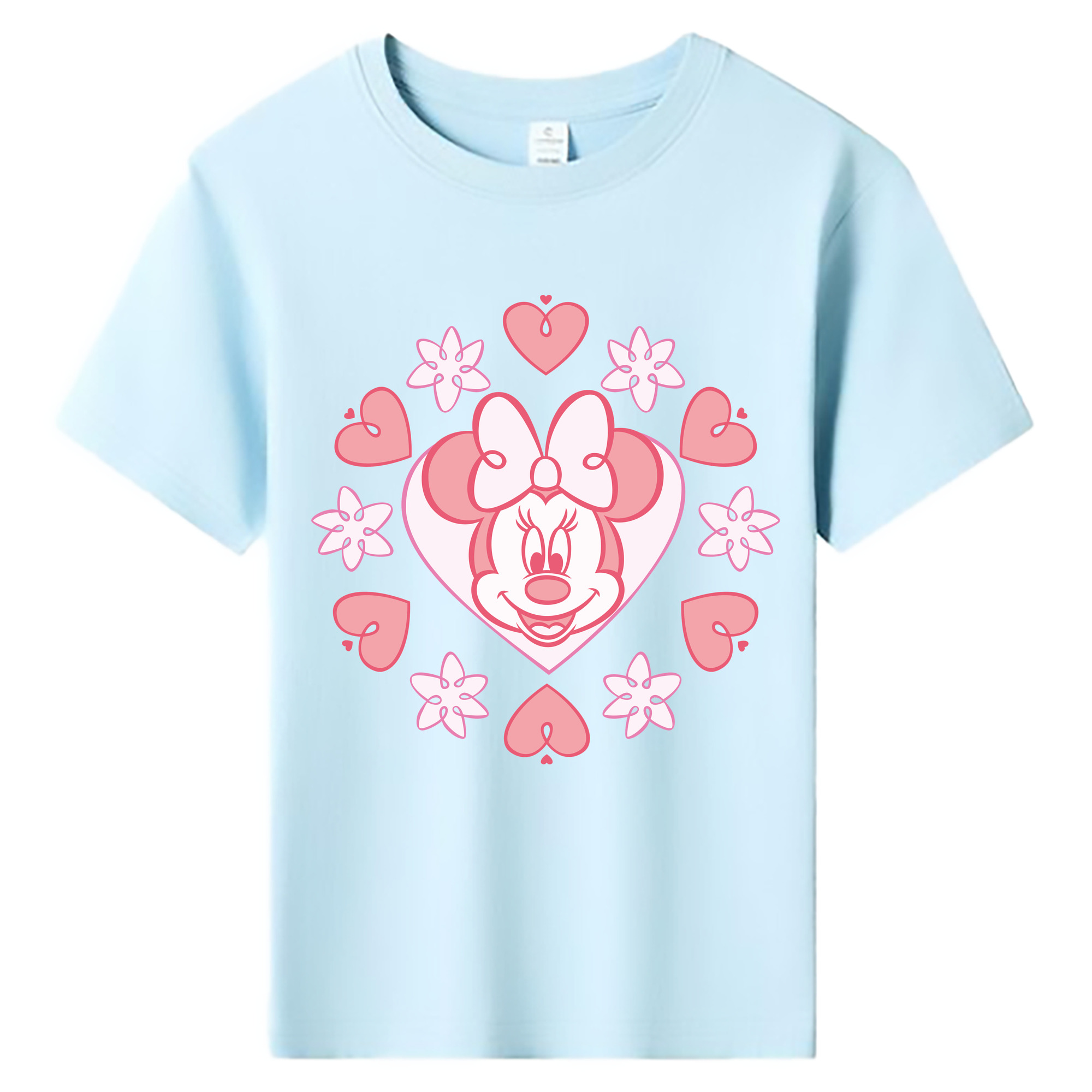 ミッキーマウス Mickey Mouse 綿100％キッズTシャツ（フロントプリント）